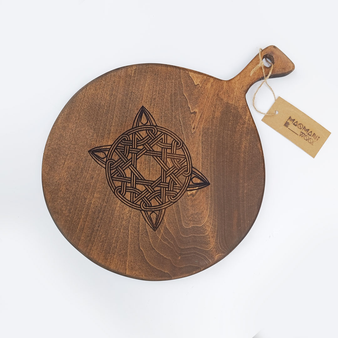 Basswood serving oval board 20120